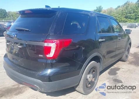 2017 Ford Police Interceptor из США, поврежденный, VIN 1FM5K8AR0HGE01669